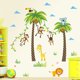 thumbnail image 5 of Bewildely Adhesivo de pared de animales de árbol, Fondo de PVC, paredes de salón, Mural DIY, papel tapiz, arte, decoraciones impermeables, calcomanías, Decoración del hogar Bewildely HA075078-01, 5 of 6