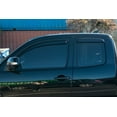 thumbnail image 6 of Extreme Online Store Fits All 2005-2015 Toyota Tacoma Access Cab Models | EOS Visors in-Channel Style Smoke Tinted Side Vents Window Deflectors Rain Guards, 6 of 12