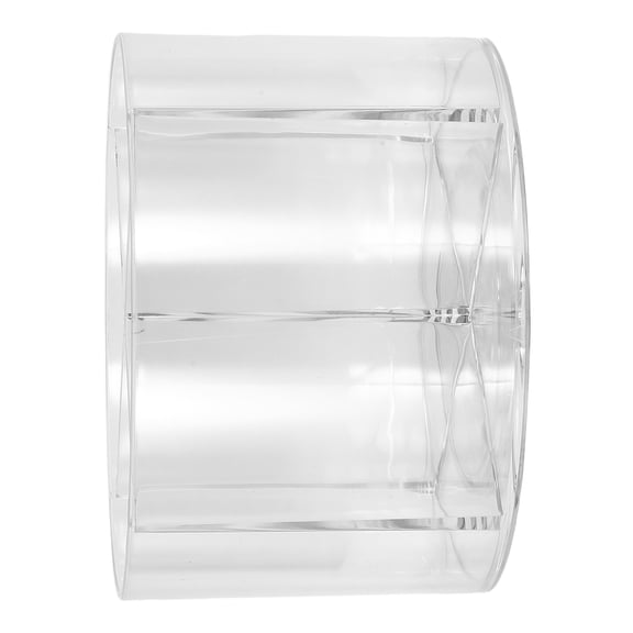 RENACLIPY Rotating Drink Packet Organizer, Clear Plastic Kitchen Storage Bin for Pantry and Countertop, Space-Saving Container