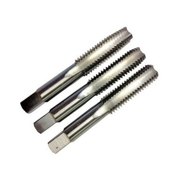 Drill America 7/16"-20 UNF High Speed Steel Left 4 Flute Tap Set