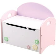 Guidecraft Daisies Double Toy Storage Bench