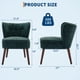 thumbnail image 2 of Yeshouse Sofá sillas para sala de estar, silla tapizada, sofá individual con asiento de salón y patas de madera para el dormitorio, sillas ocasionales para la oficina/dormitorio/espacios de lectura, 2 of 8