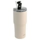 thumbnail image 2 of Termo Nuvó Doble Pared, Acero Inoxidable, Color Beige con Popote, Capacidad 600 ml, 2 of 6