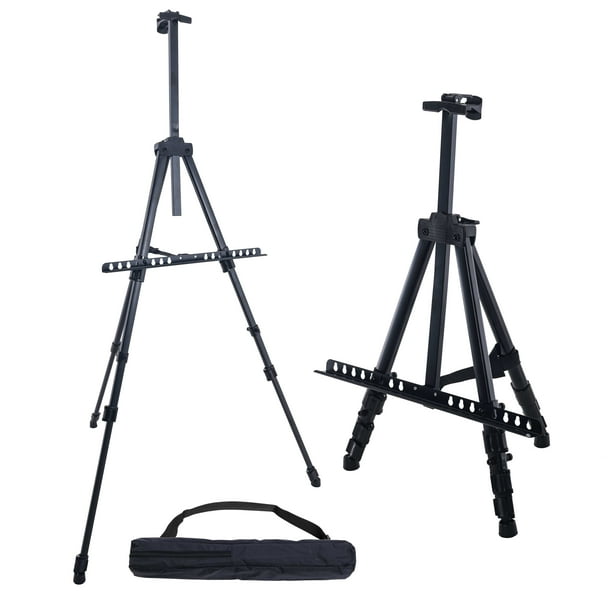 U.S. Art Supply 32" 66" Adjustable Aluminum Metal Tripod Field