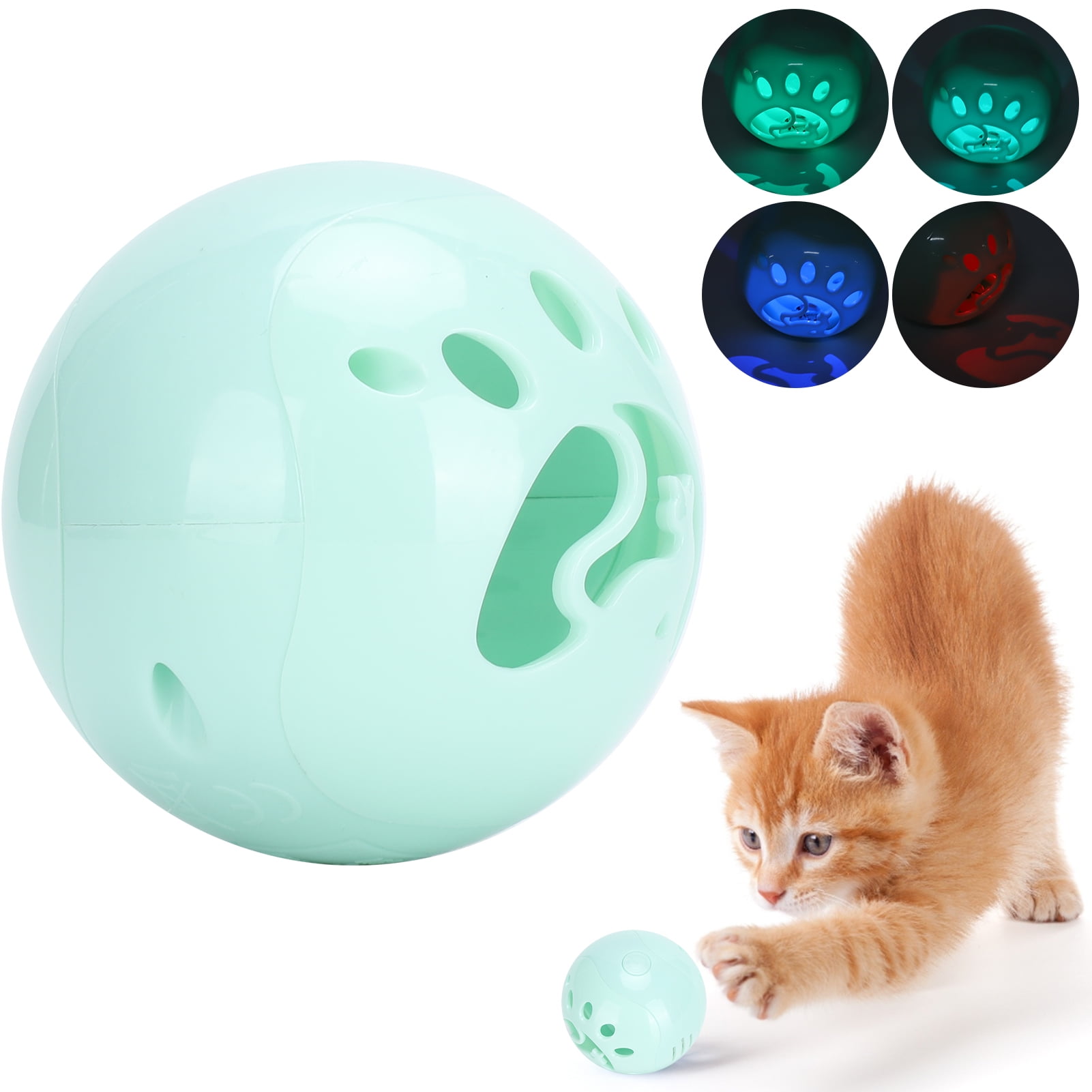 flashing cat ball