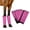 Magenta, variant on 4-piece Set Horse Fly Boots ,Mesh Boots for Horses, Non-Slip Horse Fly Leggings No More，Breathable Mesh Horse Flyproof Leggings with Stay-Tight Fit