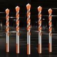thumbnail image 2 of Juego de 5/7 brocas triangulares multifuncionales para cerámica y metal (6-12 mm) Rojo 5PCS, 2 of 8