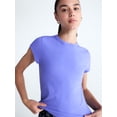 thumbnail image 4 of Free Assembly Women's and Women's Plus Cap Sleeve Tee, Sizes XS-4X, 4 of 4