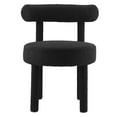 thumbnail image 6 of Modway Toulouse Boucle Fabric Dining Chair - Set of 2 in Black, 6 of 10