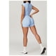 thumbnail image 2 of Conjuntos de entrenamiento for mujer, 2 piezas, sujetador deportivo, camiseta sin mangas, polainas de cintura alta, gimnasio, yoga, ropa activa, camiseta de entrenamiento for mujer, 2 of 7