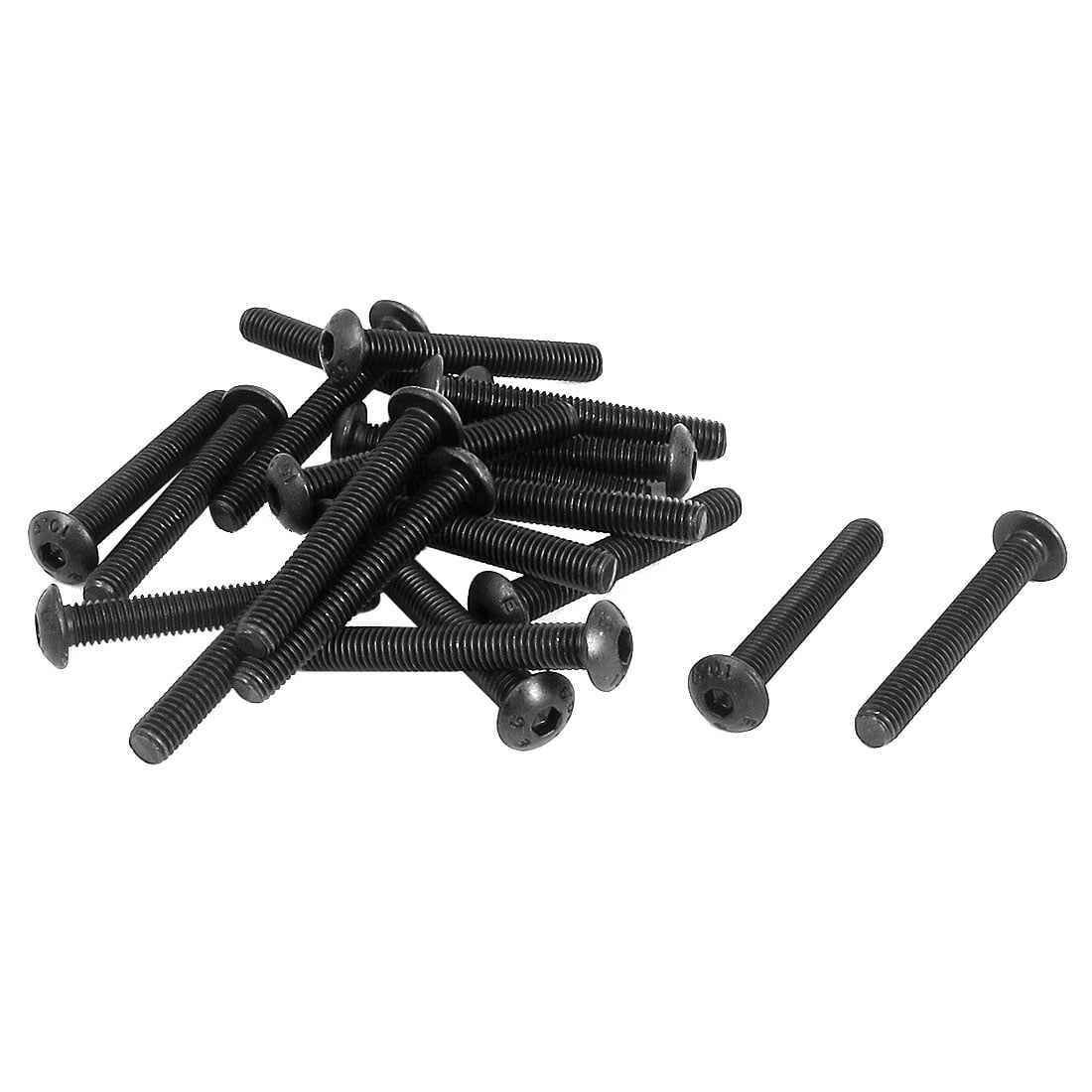Lot 25 Vis Sans Tête (grub Screws) M5 X 8mm - Pointe Cône - Acier Inox 304 - Neuf Uxcell
