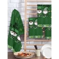 thumbnail image 2 of St Patricks Day Kitchen Dish Towels for Drying Dishes Set of 4, Gnomes Green Shamrock Spring Gold Coin Striped Waffle Weave Microfiber Hand Tea Bathroom Towels Quick Dry & Absorbent Towel 15.7x23.6, 2 of 7
