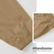 thumbnail image 4 of Pantalones largos para hombre, informales, a la moda, transpirables, con cintura elástica y múltiples bolsillos, pantalones cargo con cierre de velcro, pantalones de rayón para hombre., 4 of 5