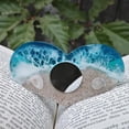 thumbnail image 6 of Sylvtty Ocean Beach Book Page Holder Handcrafted Thumb Ring Page Holder Resin Coastal Reading Accessories Gift for Book Lovers Literary Teachers, 6 of 7