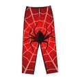 thumbnail image 4 of Balery Spider Web1 print Women's Pajama Pants,Ultra Lightweight Pjs,Lounge Pant-Medium, 4 of 9
