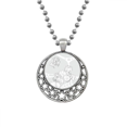 thumbnail image 1 of Planta de flor de hoja de loto, flor de loto River Collares Colgante Retro Moon Stars Jewelry Unbranded M, 1 of 3