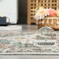 thumbnail image 6 of Garvee 2'x6' Runner Rug Vintage Medallion Rug Floral Print Rug Non Slip Indoor Bedroom Runners Rug for Kitchen Hallway, Camel Green, 6 of 8