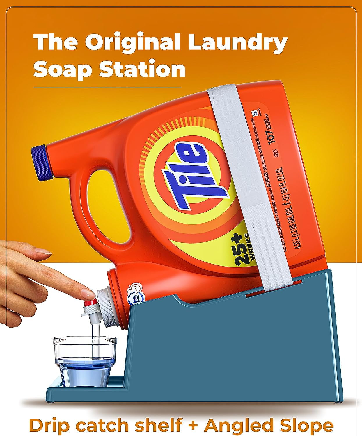 Laundreasy Soap Station - Laundry Detergent Cup Holder for Dispensing –  Skywin Design