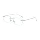 thumbnail image 4 of Gafas Sin Marco Ultraligeras Sin Montura Elegantes Para Hombres Y Mujeres, Gafas Versátiles De Plata, 4 of 8