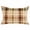 Brown, Green, Cream, variant on Warm Brown Checked Throw Pillow Cover 16 x 24 Inch Decorative Pillow Cover Fall Farmhouse Buffalo Plaid Lumbar Pillowcase Seasonal Rectangle Cushion Case for Couch Sofa Bed Living Room