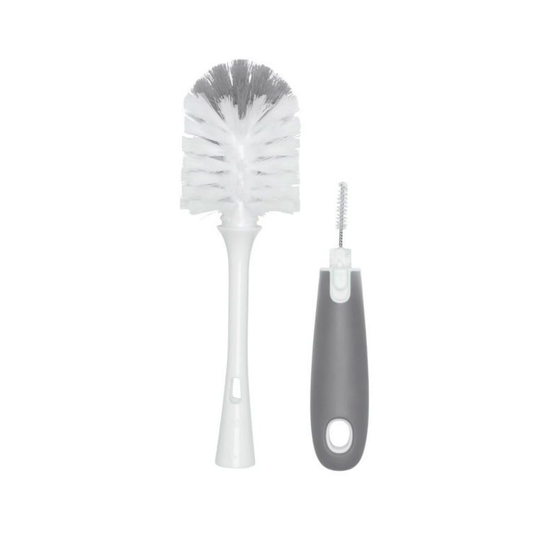 OXO Tot On The Go Drying Rack With Bottle Brush Gray Walmart