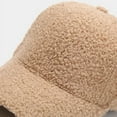 thumbnail image 4 of NANAHuang Winter Sherpa Baseball Cap for Women Warm Lamb Wool Baseball Cap for Travel Outdoor 2024, 4 of 7