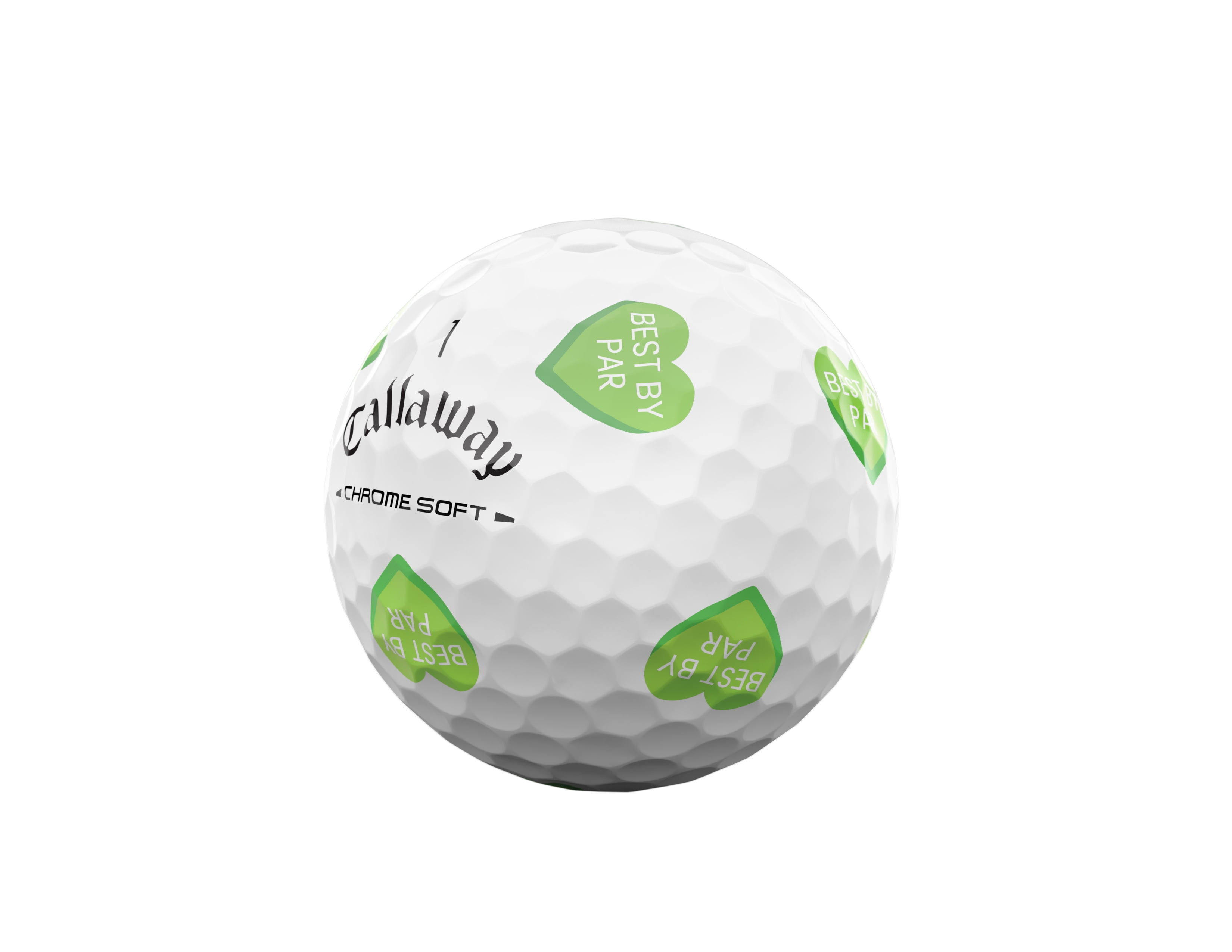 (2 pack) Callaway Golf Chrome Soft 26 - Truvis Golf Hearts 12 ball pk