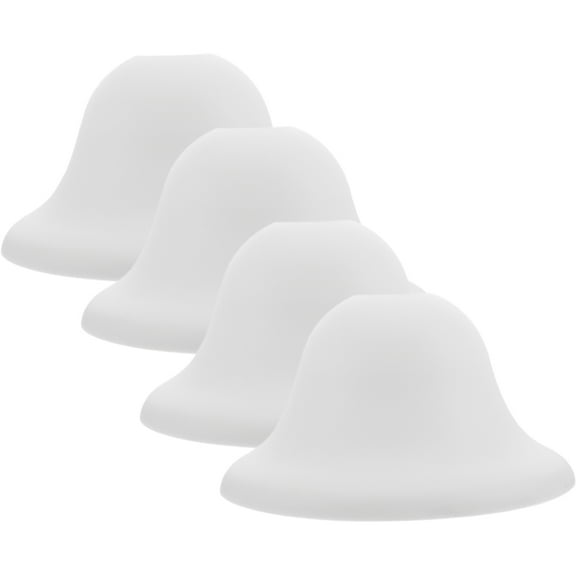 WORGEOUS Home Lampshade White Plastic 4Pcs 7.5x7.5in