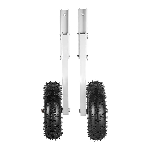 KFFKFF Boat Launching Wheels 500lbs 12" Aluminium Alloy Transom Wheel Rubber Tire