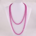 thumbnail image 5 of Handmade Long Chain Glass Faux Pearl Necklace for Women Elegant Accessory, 5 of 8