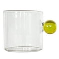 thumbnail image 2 of Cheers.US 120ml Glass Coffee Mugs Large Wide Mouth Mocha Hot Beverage Mugs,Clear Espresso Cups with Handle,Lead-Free Drinking Glassware,Perfect for Latte,Cappuccino,Hot Chocolate,Tea and Juice, 2 of 7