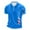 Blue, variant on Men's Casual Independence Day Print Polo Short Sleeve T-Shirt Patriotic Themed Collared Shirt, Breathable Fabric, Comfort Fit for Holiday, BBQ, and Casual Events,Black M