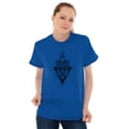 thumbnail image 4 of Wolf Pack Triangle Symbol Spirit Animal Men's Graphic T Shirt Tees Brisco Brands L, 4 of 6