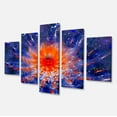 thumbnail image 2 of Fleurs Colorées Lumineuses dans l'Espace - Uvre d'Art sur Toile, 2 of 3