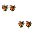thumbnail image 4 of mmirethe 2x Low Maintenance Realistic Appearance Faux Flowers And Plants Wide Application sunset glow 2Set, 4 of 6