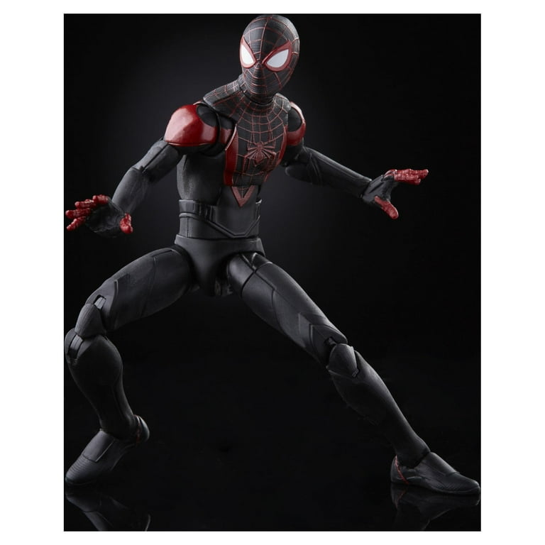 Marvel Legends Series Gamerverse Miles Morales, figurine de collection de  15 cm, 7 accessoires et 1 pièce Build-a-Figure 