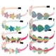 thumbnail image 3 of Glitter Heart Girls Diademas Rainbow Star Hariband para niños Niñas Accesorios para el cabello Paquete de 8 Ormromra WMZL-2139, 3 of 9