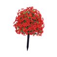 thumbnail image 1 of Flores artificiales, pila de jardín, arbustos verdes artificiales, plantas artificiales decorativas rojo, 1 of 9