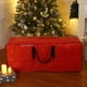 thumbnail image 3 of Bolsa de almacenamiento Sattiyrch para árbol de Navidad 7,5 pies impermeable color rojo, 3 of 4