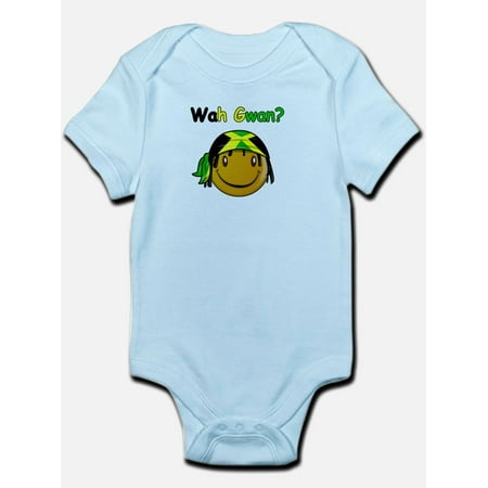 CafePress - Wah Gwan? Jamaican Slang Infant Bodysuit - Baby Light