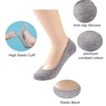 thumbnail image 2 of DEVUGGO 4 Pairs No show Socks Non Slip Invisible Hidden Socks for Women, 2 of 7