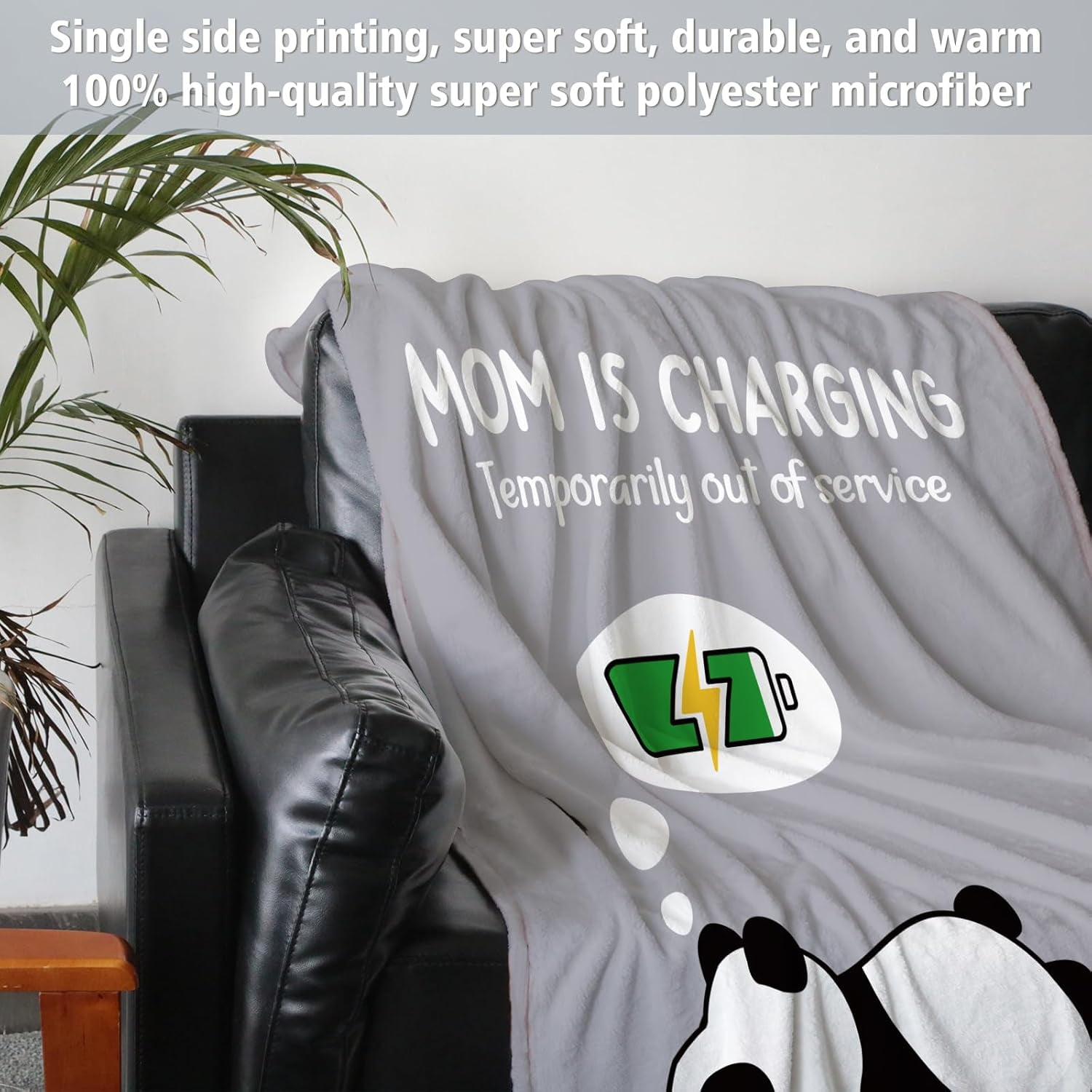 Gifts for Mom, Mom Birthday Gifts- Funny Soft Blanket for Mom- Valentines Day/Birthday Gifts for Mom, New Mom Gifts for Women, Mom Gifts, Mom Blanket Throw for Napping Travel