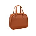 thumbnail image 2 of Qliuoazw Large Capacity Premiums Leather Makeup Bag Portable Waterproof Cosmetic Bag With Dividers High Gloss Tote Travel Organizer For Women, 2 of 6