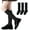 Ribbed Black 3 Pack, variant on Girls Knee High Socks Seamless Cotton School Uniform Socks Ribbed Knee Socks Kids Boy Over the Calf Socks