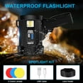 thumbnail image 6 of Led SpotLights Outdoor Handheld, 90000 Lumens Super Bright Handheld Spotlight Flashlight with Solar Panels, Led Spot Lights for Outdoor,Hunting,Camping,Boating, 6 of 8
