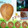 thumbnail image 4 of Wasp Nest Decoy Outdoor Waterproof - Paper Wasp Repellent Hanging Deterrent for Hornets & Yellow Jackets - 8.5in x 11in Artificial Nest for Gardens, Porches, Decks, 4 of 7