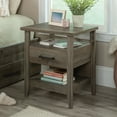 thumbnail image 3 of Sauder Summit Station Nightstand with Drawer, Pebble Pine Finish, 3 of 12