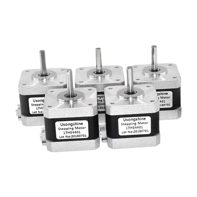 5 × Motor Nema17 38 mm 1. 4 Cable para impresora 3D Grabadora kusrkot Paso a paso Nema17 17HS4401