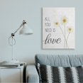 thumbnail image 2 of Stupell Industries All You Need Is Love Quote Country Floral Charm Canvas Wall Art Design by Daphne Polselli, 30" x 40", 2 of 6