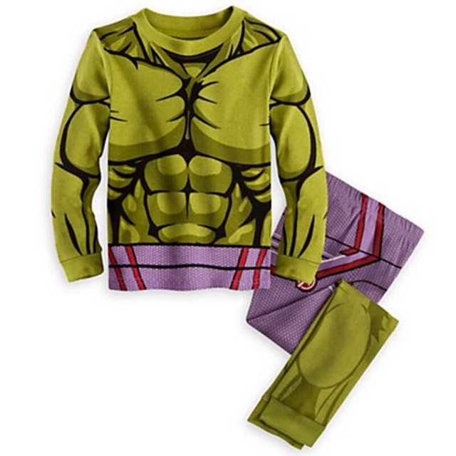 Conjunto de ropa de superhéroe para bebés, camiseta para niños y pantalones cortos, trajes de Cosplay de Mickey para niños pequeños, ropa para niños 3T Gao Jinjia LED